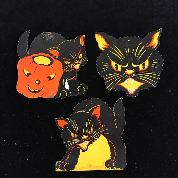 Vintage Halloween Decorations Etsy