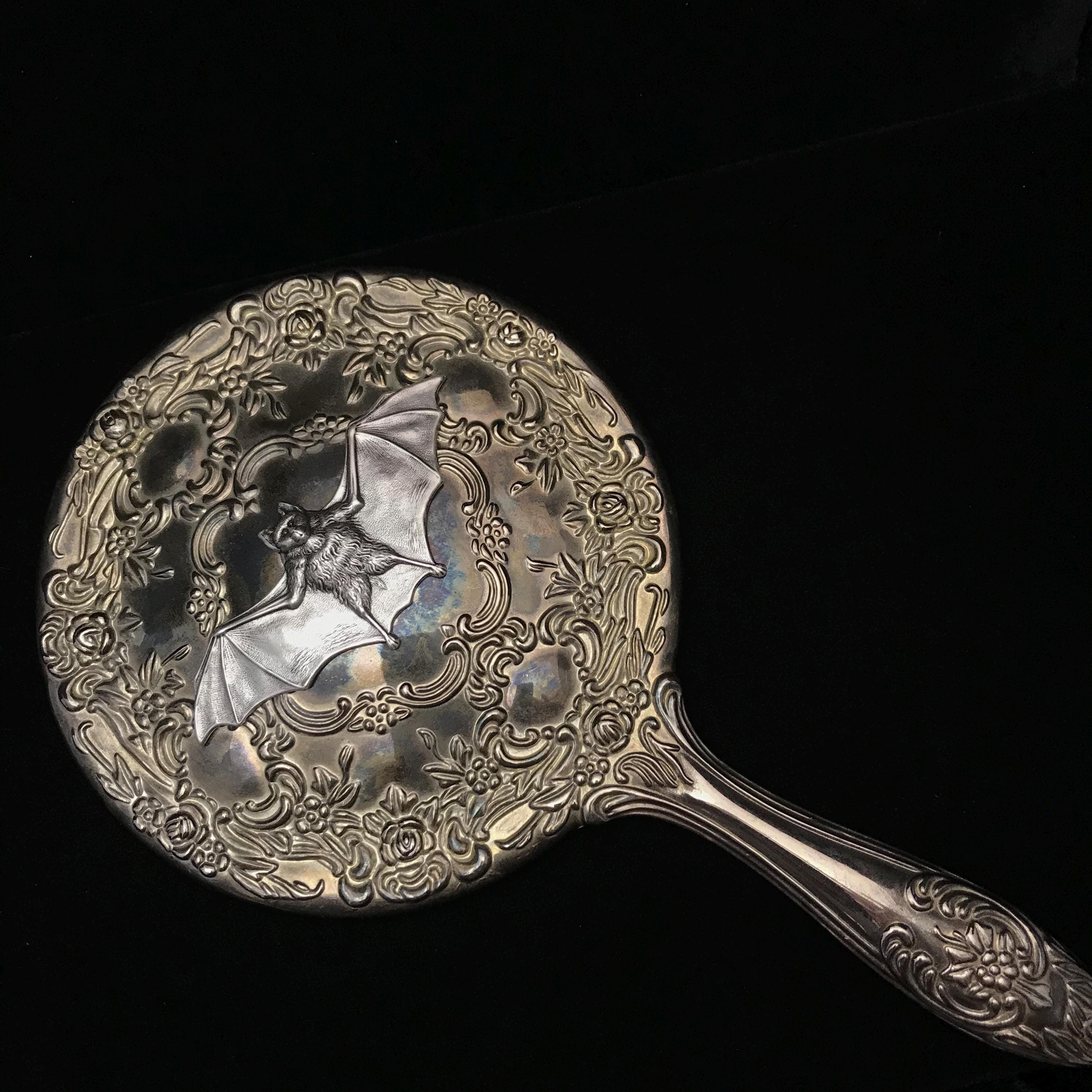 Antique silver plated hand mirror - Etsy 日本 レトロ アンティーク