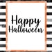 Happy Halloween Printable Sign, Watercolor Halloween Print, Fall ...