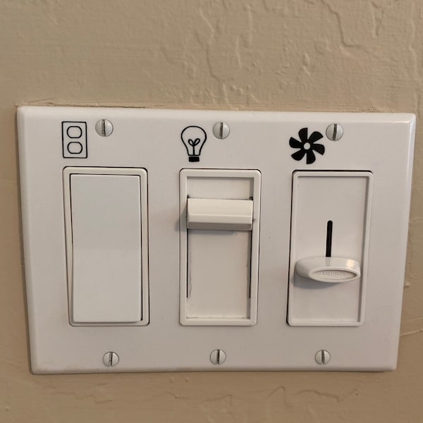 Light Switch Decal - Etsy