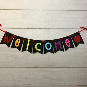 Welcome banner, school banner, welcome sign