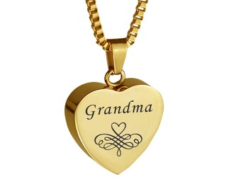 Grandma Urn Necklace - Etsy UK