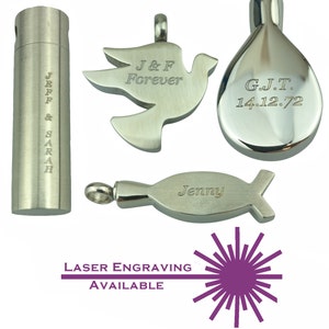 Nan Cylinder Urn Keyring Keychain Memorial Ash Keepsake Cremation Jewellery Engraving Available image 2