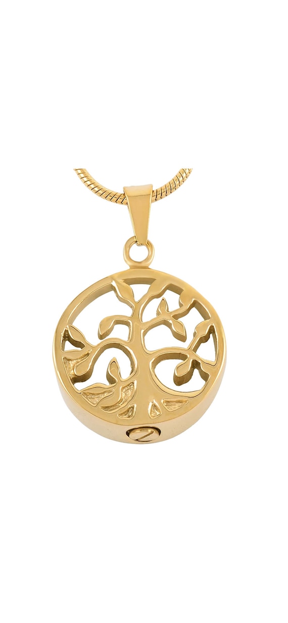 Collana Urna Cremazione QGJNSGC - Forma Albero Della Vita Per Ceneri
