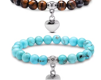Pulsera con urna en forma de corazón marrón, joyería conmemorativa para cenizas de cremación, regalo de condolencia personalizado.