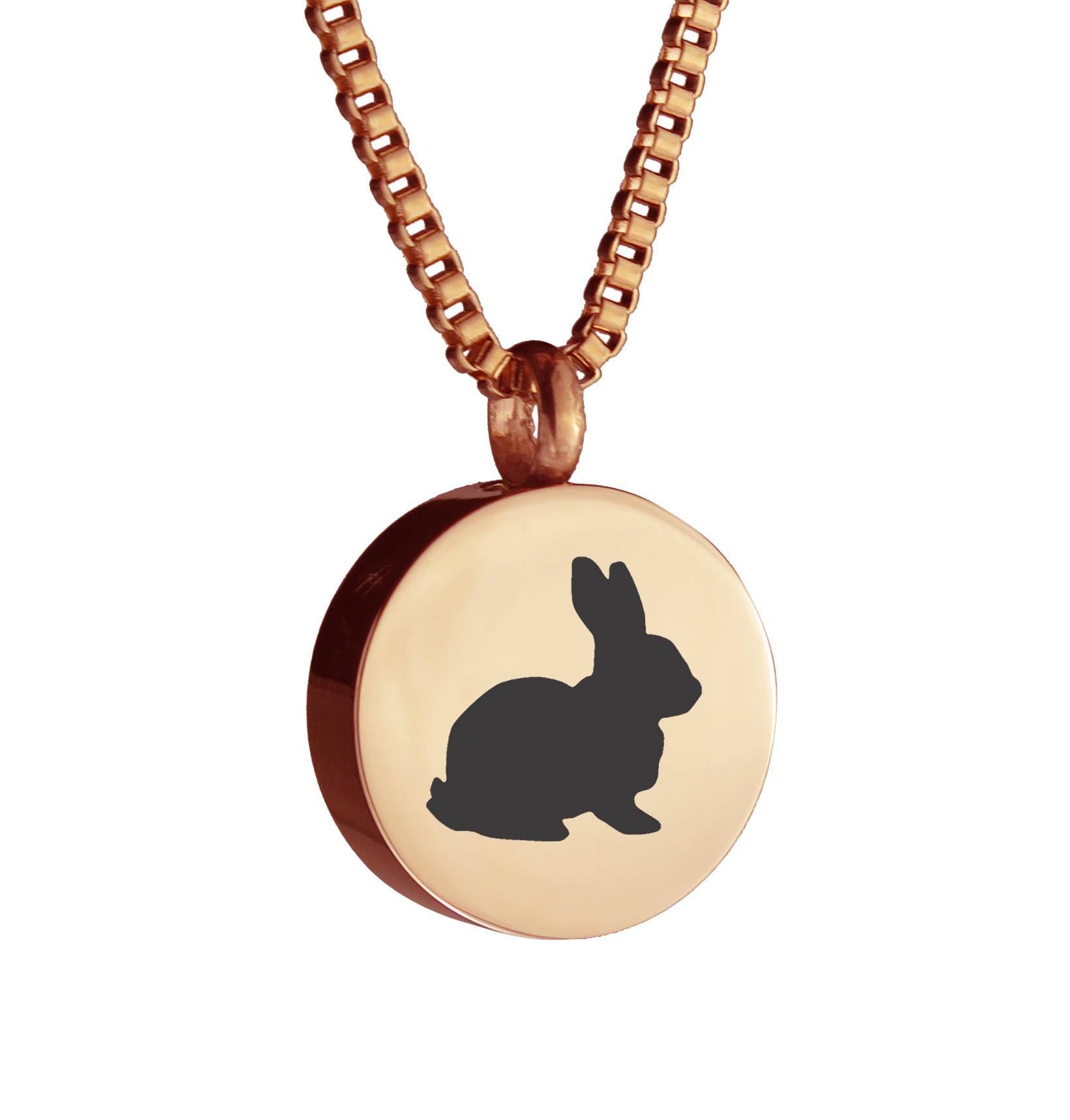 rabbit urn necklace