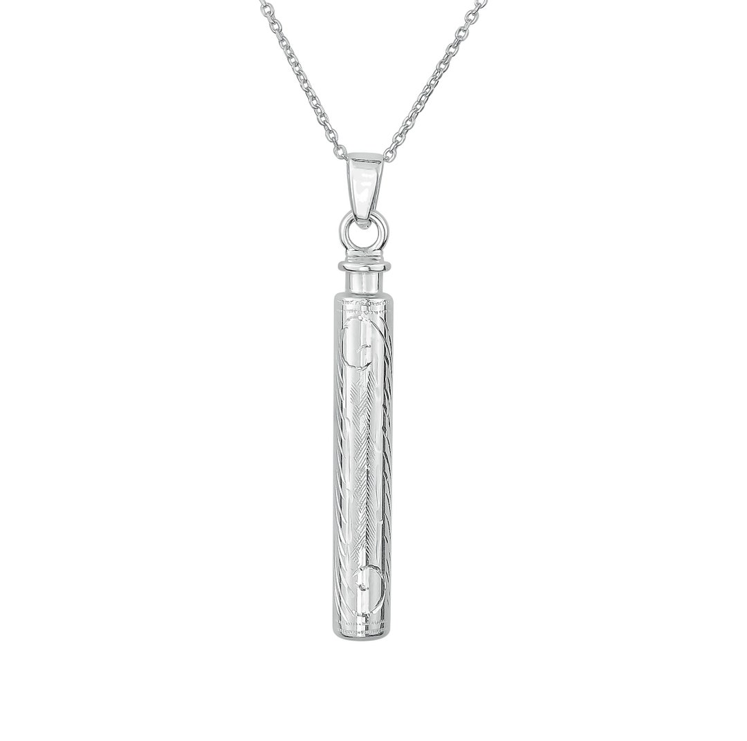 【STONEHENgE】 Silver Material Cylinder Necklace★ Sterling Silver Stonehenge Pendant - large – Evie Spicer