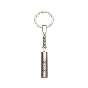 Nan Cylinder Urn Keyring Keychain Memorial Ash Keepsake Cremation Jewellery Engraving Available image 1