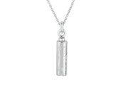 【STONEHENgE】 Silver Material Cylinder Necklace★ Sterling Silver Stonehenge Pendant - large – Evie Spicer
