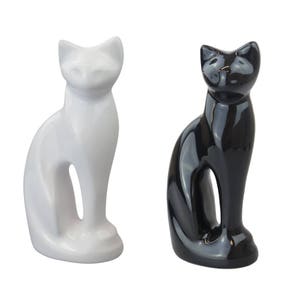 Cat Shaped Urn for Pet Cat Ashes Cremation Memorial