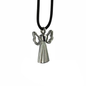 Angel Urn Pendant - Memorial Ash Keepsake Jewellery - Personalised Engraved