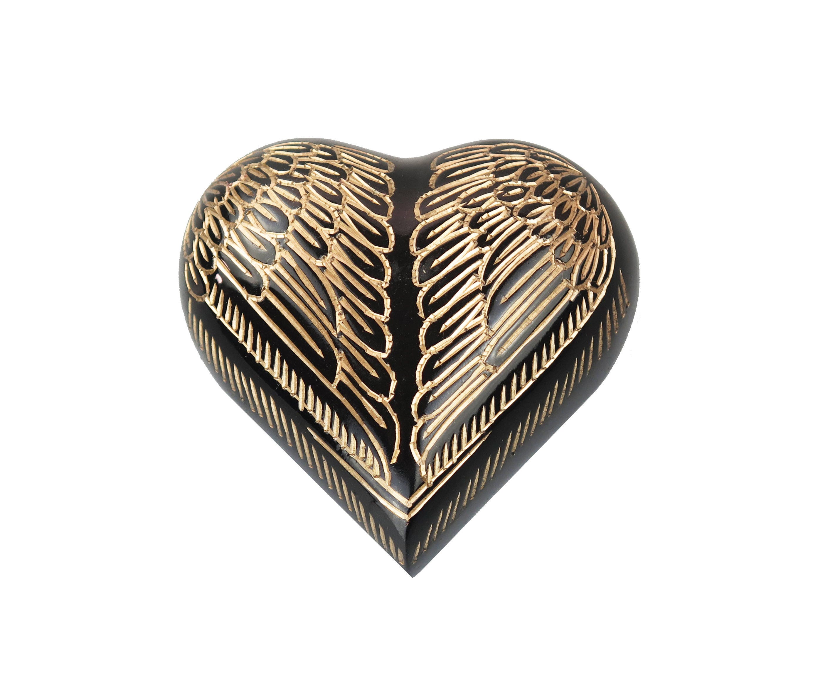 Silver Cremation Urn Keepsake With Silver OPEN HEART, Velvet Pouch