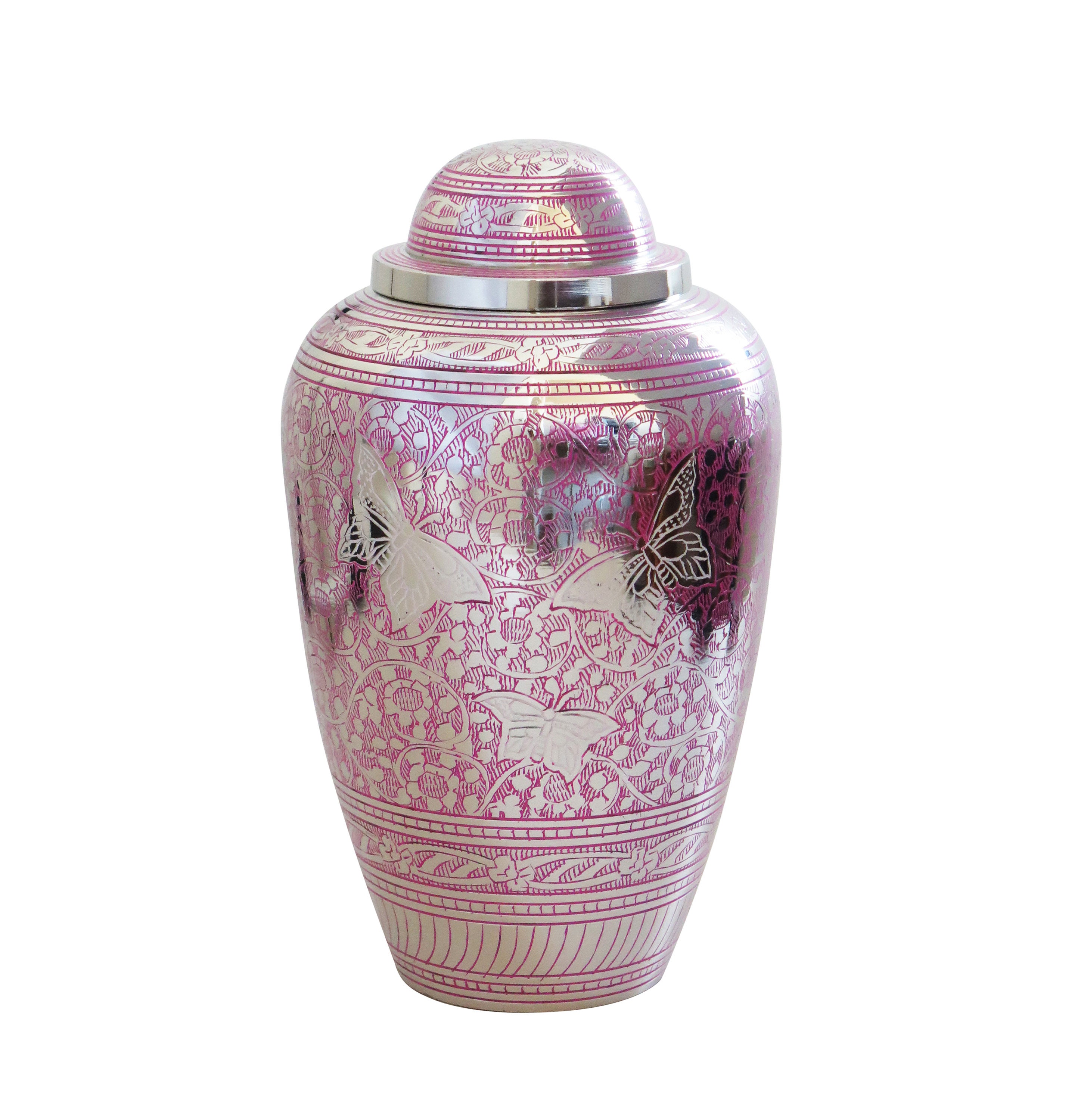 Pink pet urn hot sale