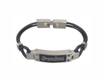 Pulsera con urna para abuela, joyería conmemorativa para cenizas de cremación, regalo de condolencia personalizado