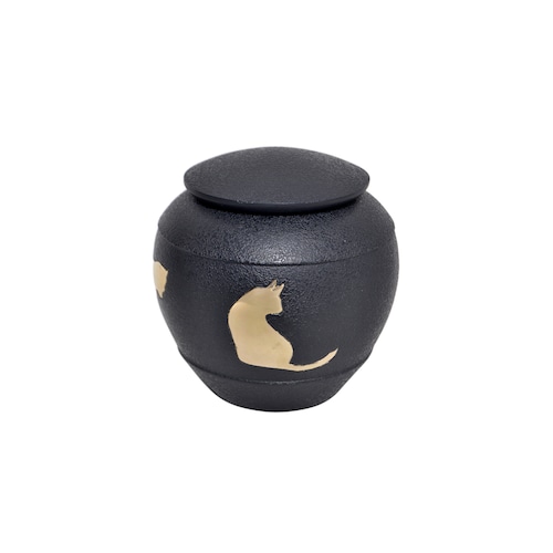 Sleeping Cat Pet Urn Black Cat Cremation Urn for Ashes Etsy