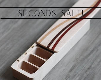 SECONDS SALE | Maple Weekly Pill Box