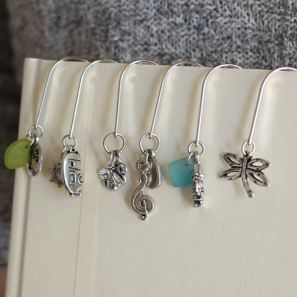 Handmade Pewter Bookmark | 6 Styles