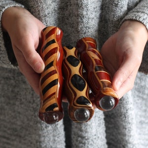 Wooden Inlay Handmade Teleidoscopes | 5.5 Inch and 4.5 Inch Collector's Item