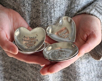 Handmade Pewter Charm Bowl | 5 Styles