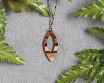 Handmade Wooden Jewelry | Debby Necklace