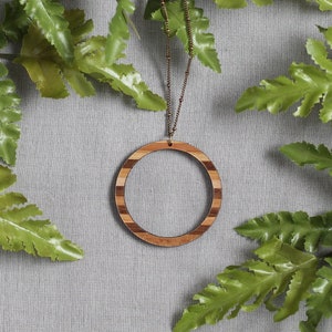 Handmade Wooden Jewelry | Angela Necklace