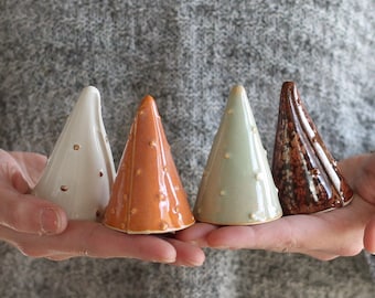 Handmade Tiny Ceramic Trees