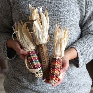 Handmade Woven Corn | Fall Décor