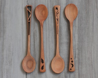 Handmade Wooden Spoons | 4 Designs