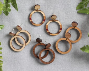 Handmade Wooden Jewelry | Jennifer Earrings