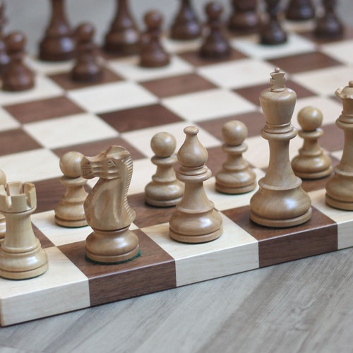 Handmade Solid Wood Chess Boards Etsy