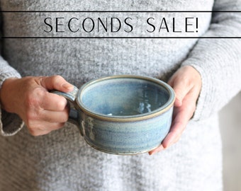 SECONDS SALE | Handmade Pottery | Soup Mug (9 colors)