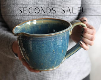 SECONDS SALE | Handmade Pottery | Large Batter Bowl