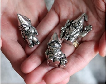Handmade Pewter Mini Figurines | Animals, Angels, Gnomes or Unicorns