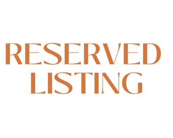 Reserved Listing - Bud Vase Insert