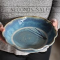 SECONDS SALE | Handmade Pottery | Large Pie Plate (10 colors)