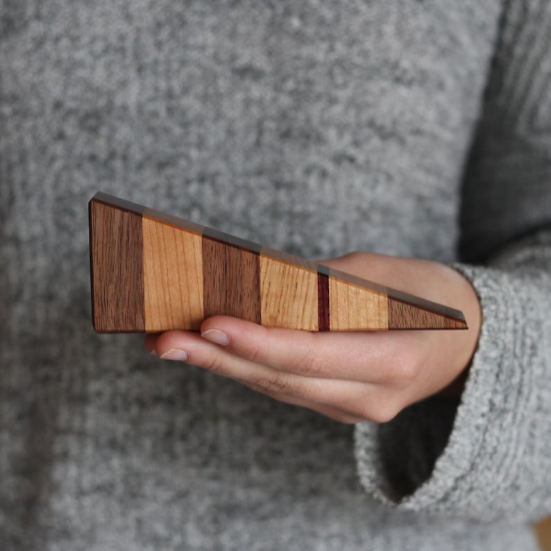 Tope de puerta de madera hecho a mano 1.75" Rise