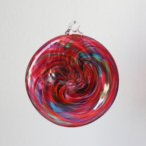 Blown Glass Spiral Disk | Suncatcher Ornament *FINAL STOCK*