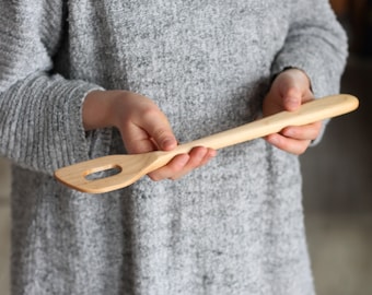 Handmade Wooden Kitchen Utensils | Batter Spatula with Hole