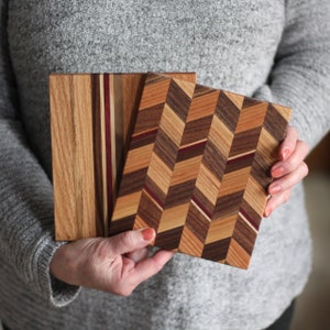 Handmade Wooden Trivets X-Large 6x7 image 1