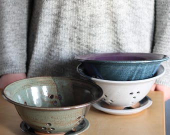 Handmade Pottery | Berry Bowl Colander