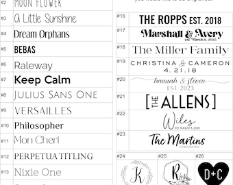 Custom Engraving: Personalized Message & Font Choice