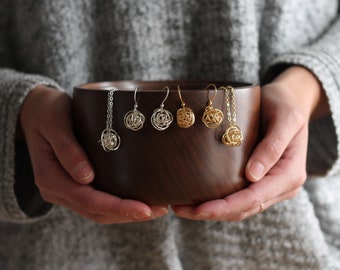 Handmade Wire Jewelry | Mattie Earrings + Necklace Set *FINAL STOCK*