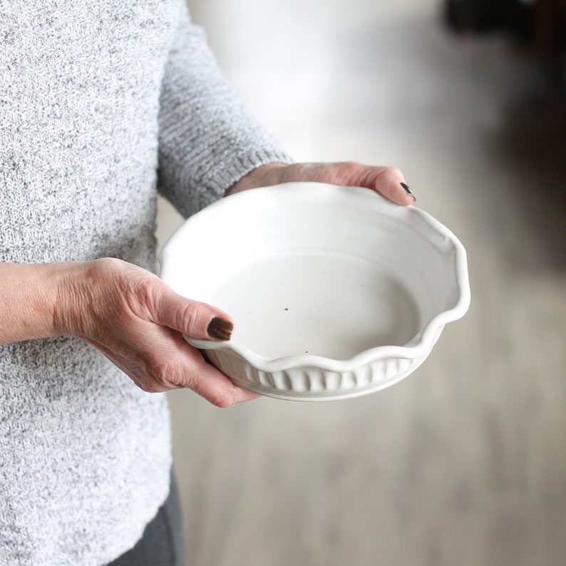 Handmade Pottery Small Pie Plate 9 Colors Etsy