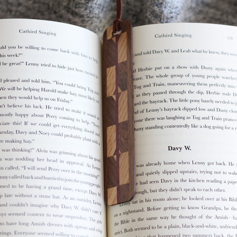 Handmade Wooden Bookmark image 9