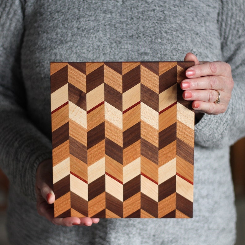 Handmade Wooden Trivets | Deluxe 8x9