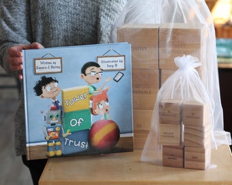 Tower of Trust | Author Kendra J. Bailey | Children's Book + Block Set