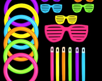 Mini Neon Rave Clipart