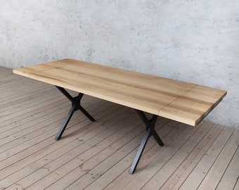 Kew utdragbart matbord i naturek