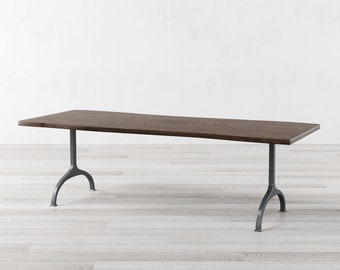 Lambeth Brown Oak Dining Table