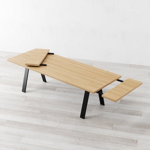 Albert Extendable Natural Ash Dining Table